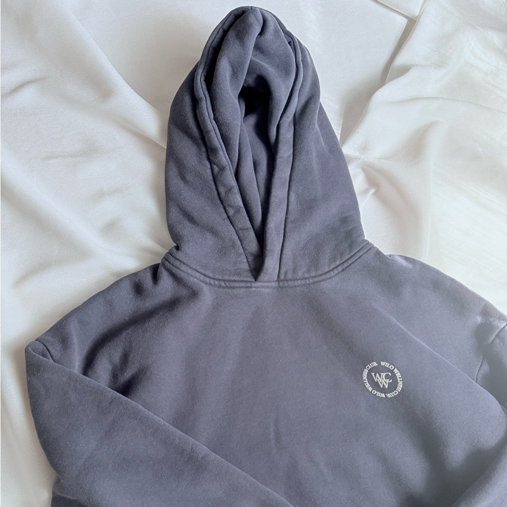 Navy Blue Hoodie with Logo